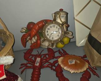 Upstairs room over garage -  More! Lobsters, clock, Christmas 