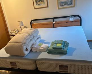 King platform bed