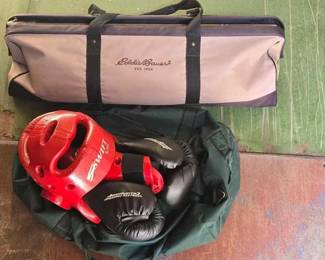 6000  Eddie Bauer Croquet Set and Sparring Set 