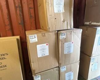 6526  5 NEW Boxes of Chandeliers 