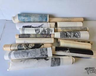 3174  27 William Firschein Artwork Peices 