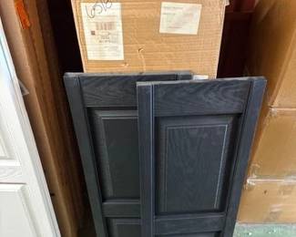 6518  9 NEW Boxes of Plastic Shutters 