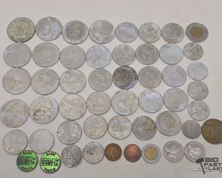 1700  Foreign Coins and Game Tokens 