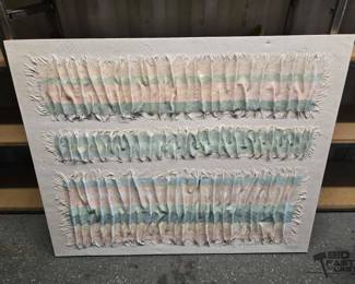 5104  Large Textured Painting 