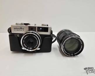 1802  Minolta HiFac F Camera and Minolta Lens 