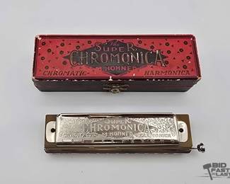 1816  The Super Chromonica M. Hohner Chromatic Harmomica 
