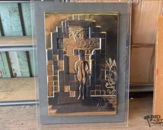 3100  Salvador Dali Lincoln in Dalvision Bronze Sculpture 