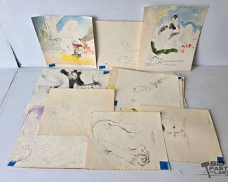 3136  17 William Firschein Paintings 