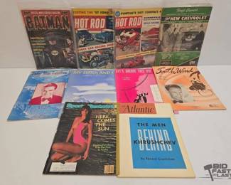 1814  Magazines and Sheet Music Books 