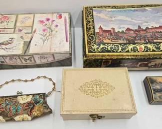 1908  Trinket, Jewelry Boxes  More 