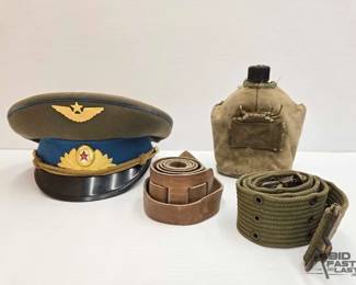 1918  Army Canteen, Pistol Belts  More 