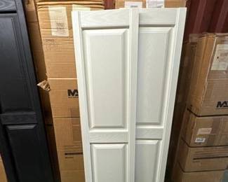 6516  16 NEW Boxes of Plastic Shutters 