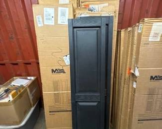 6514  10 NEW Boxes of Plastic Shutters 