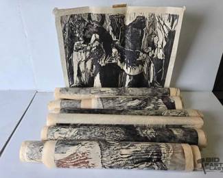 3170  28 William Firschein Artwork Peices 