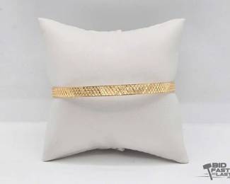716  14k Gold Bracelet, 9.28g 
