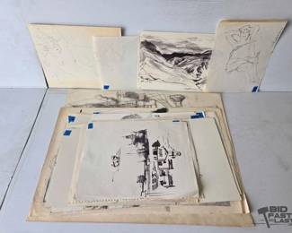 3134  7 William Firschein Paintings 