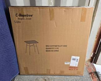 5908  NEW CHopetree Black Outdoor Table 