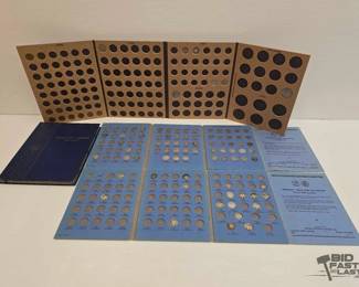 1404  Half Dollar, Quarter, Dimes, Nickel and Pennies 