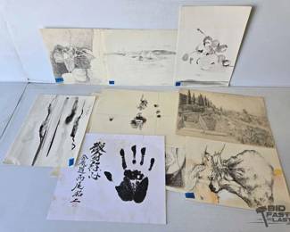 3166  16 William Firschein Drawings  Prints 