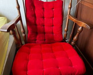 one of three rocking chairs