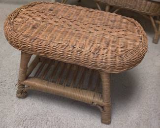 Wicker stool