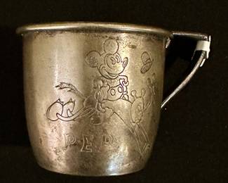 Disney memorabilia-Mickey Mouse and Pep cup