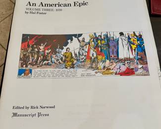 Price Valiant oversize volumes one and three.