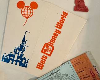 Vintage (1973) Disney World tickets