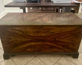 Painted Blanket Chest. C 1780-1830