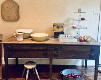 Antique refectory table