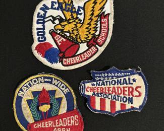 Vintage cheerleading patches
