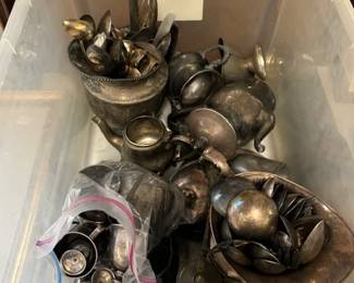 silver plate bin