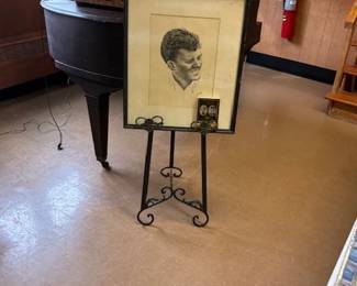 JFK piece, signed by artist