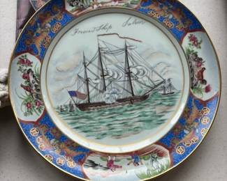 celebratory plate to commerate 200 years of the Peabody-Essex museum 