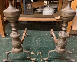 Period Federal Andirons, circa 1830