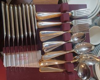 Gorham Golden Ribbon Edge flatware