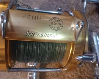 Penn International 80-W salt water fishing reel.