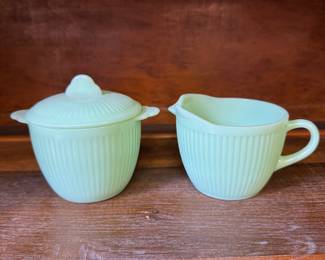 Item #20 - Fire King Cream & Sugar $42