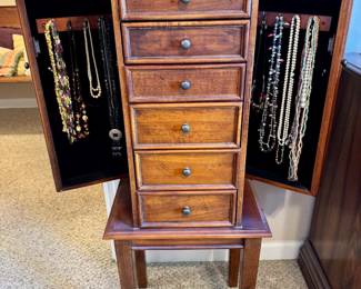 Item #25 - Jewelry Armoire $80 (jewelry sold separately)
