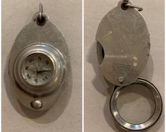 Vintage Comet compass and loupe  - made in Japan - 1960s