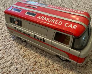 Item #60 Armored Car Savings Bank $60