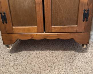 Item #22 Two Shelf Rolling Cabinet $50