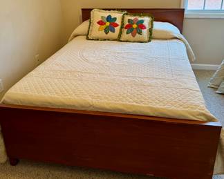 Item #5 Full Size MCM Bed w/Mattress $80 (Bedding not included)