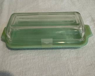 Item #34 - Fire King Butter Dish w/Lid $70