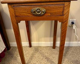 Item #56 Side table with one drawer $36