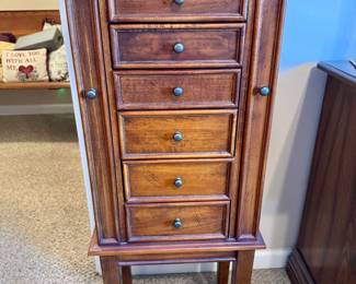 Item #25 - Jewelry Armoire $80 (jewelry sold separately)