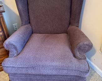 Item #8 Purple Wingback Chair $50 (In great condition)