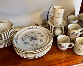 Item #28 - 42 pcs. of "Heartland" International China - $40