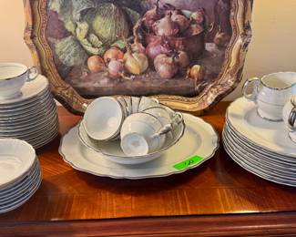 Item #57 "Empress" Fine China by Ashcraft (44 pcs) $60