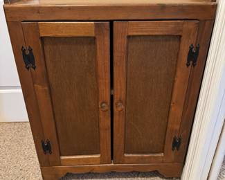 Item #22 Two Shelf Rolling Cabinet $50 (26.5" x 17.5" x 34")